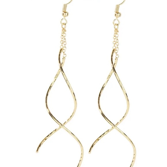 Park Lane Gold Spiral Whisper Pierced Earrings - Picture 1 of 4